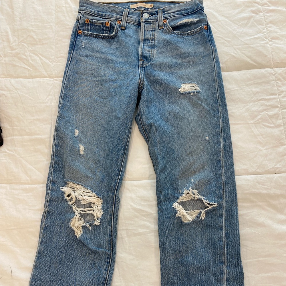 Levi ripped wedgie straight Jean